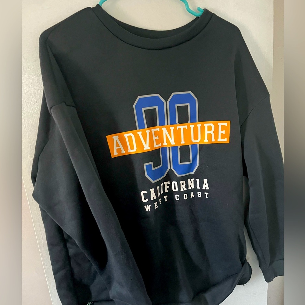 Random grey crewneck sweatshirt